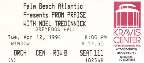 1994.04.12 Prom Praise. with Noel Tredinnick
