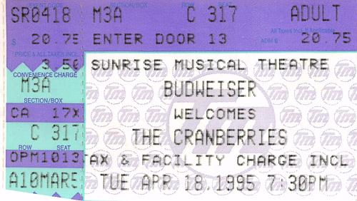 1995.04.18 The Cranberries