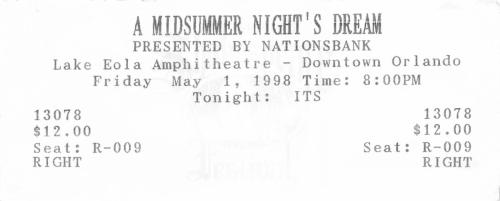1998.05.01 A Midsummer Night's Dream