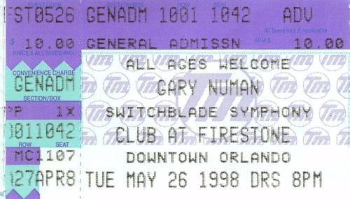 1998.05.26 Gary Numan