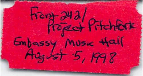 1998.08.05 Front 242 and Project Pitchfork