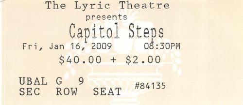 2009.01.16 Capitol Steps