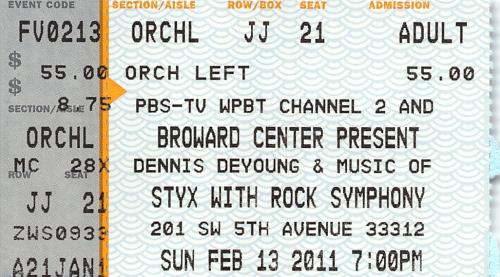 2011.02.13 Dennis DeYoung and the music of Styx with Rock Symphony
