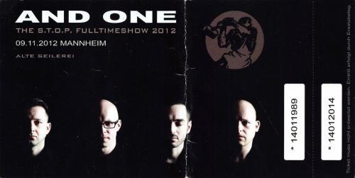 2012.11.09 And One, with Welle:Erdball and Melotron