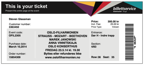 2014.05.23 The Oslo Filharmonien