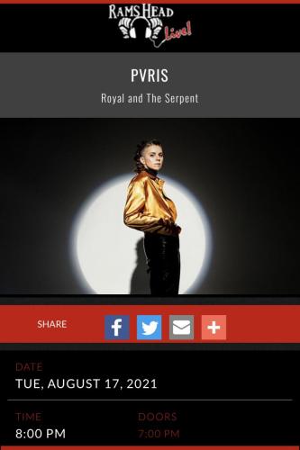 2021.08.17 PVRIS and Royal & The Serpent