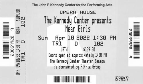 2022.04.10 Mean Girls: The Musical