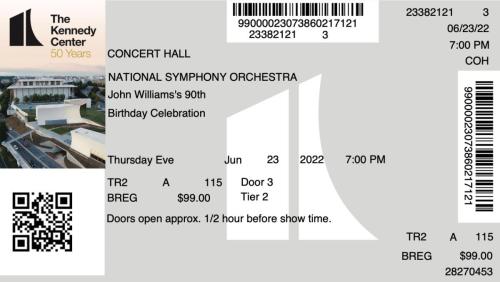 2022.06.23 The John Williams 90th Birthday Gala Concert