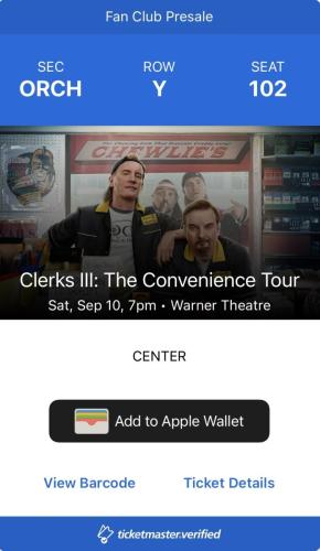 2022.09.10 The Clerks III "Convenience Tour"