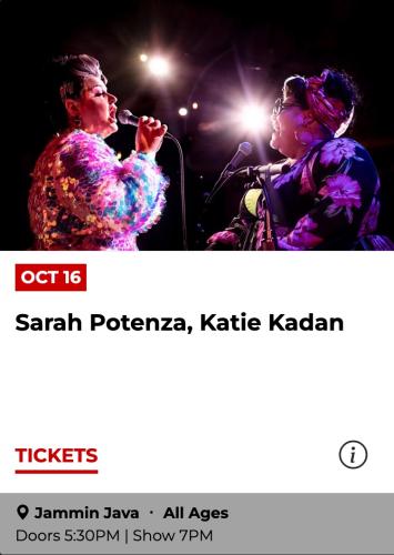 2022.10.16 Sarah Potenza and Katie Kadan
