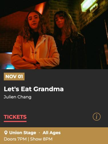 2022.11.01 Let's Eat Grandma