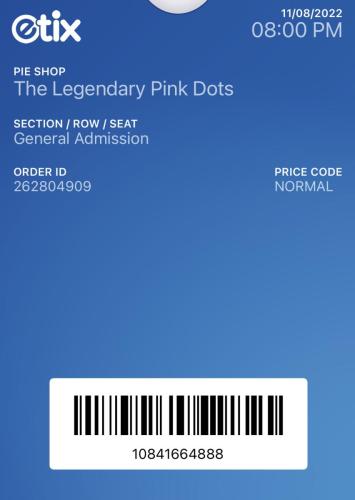 2022.11.08 The Legendary Pink Dots