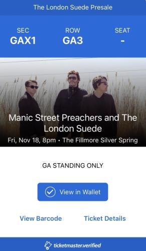 2022.11.18 The Manic Street Preachers and Suede 