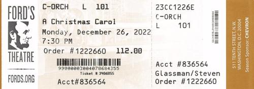 2022.12.26 A Christmas Carol