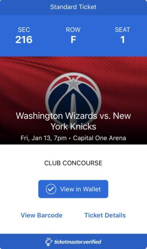 2023.01.13 Washington Wizards vs Knicks
