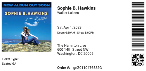 2023.04.01 Sophie B. Hawkins