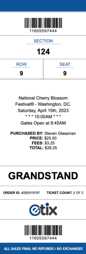 2023.04.15.The National Cherry Blossom Festival Parade
