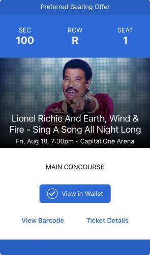 2023.08.18 Lionel Richie and Earth, Wind, and Fire