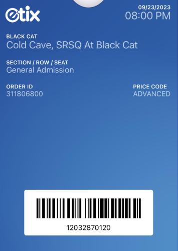 2023.09.23 Cold Cave