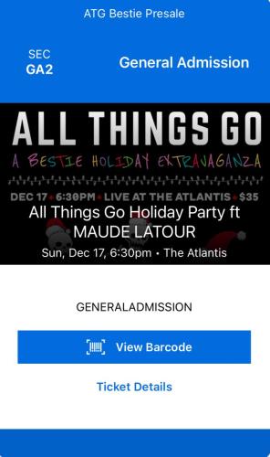 2023.12.17 All Things Go Holiday Party featuring Maude Latour