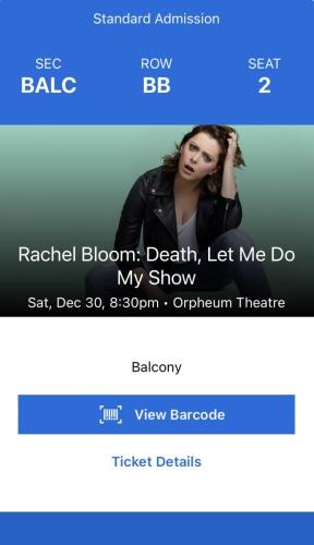 2023.12.30 Rachel Bloom
