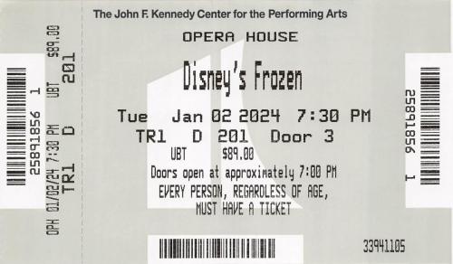 2024.01.02 Disney's Frozen