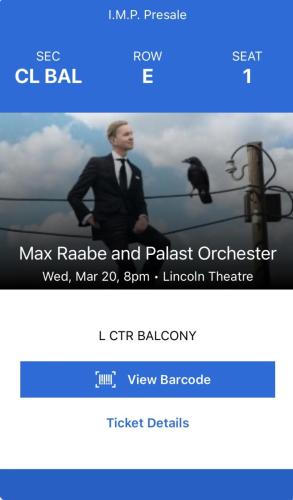 2024.03.20 Max Raabe and Palast Orchester