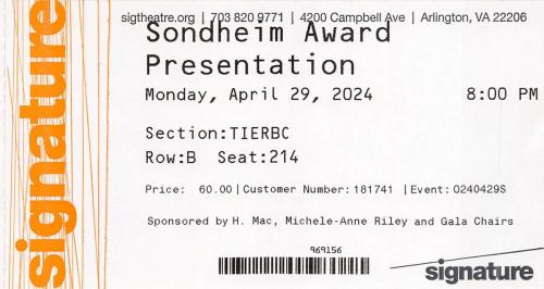 2024.04.29 Sondheim Award Presentation for Nathan Lane
