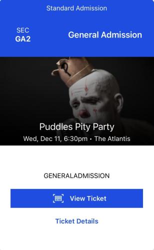 2024.12.11 Puddles Pity Party