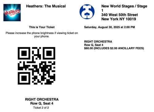 2025.08.30 Heathers: the Musical