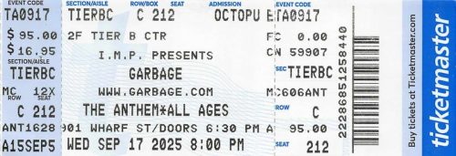 2025.09.17 Garbage with Starcrawler
