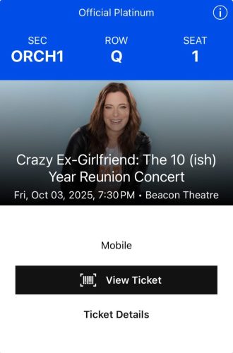 2025.10.03 Crazy Ex-Girlfriend 10ish Year Reunion Concert