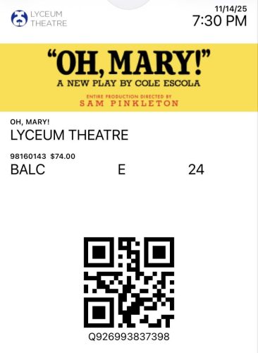 2025.11.14 Oh, Mary!