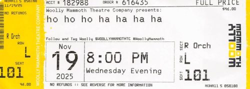 2025.11.19 Ho Ho Ho Ha Ha Ha