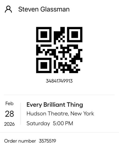 2026.02.28 Every Brilliant Thing