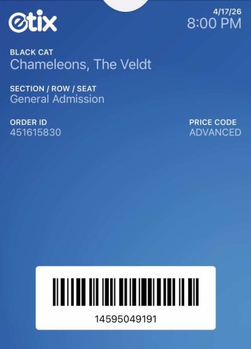 2026.04.17 Chameleons with The Veldt