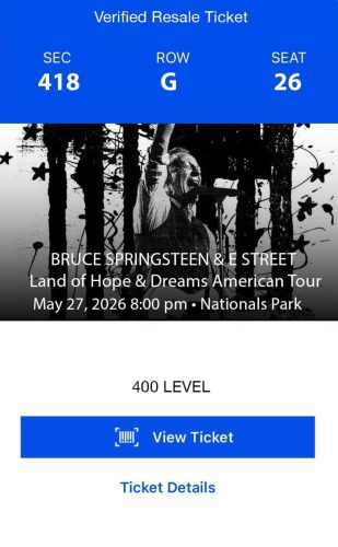 2026.05.27 Bruce Springsteen.and the E Street Band