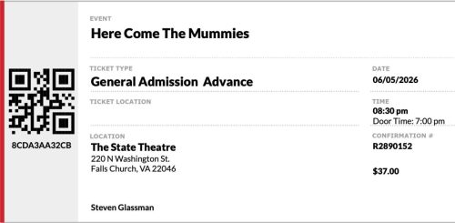 2026.06.05 Here Come The Mummies