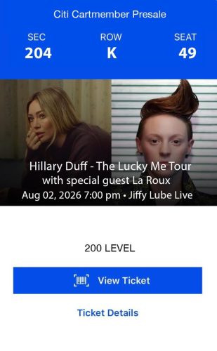 2026.08.02 Hillary Duff and La Roux